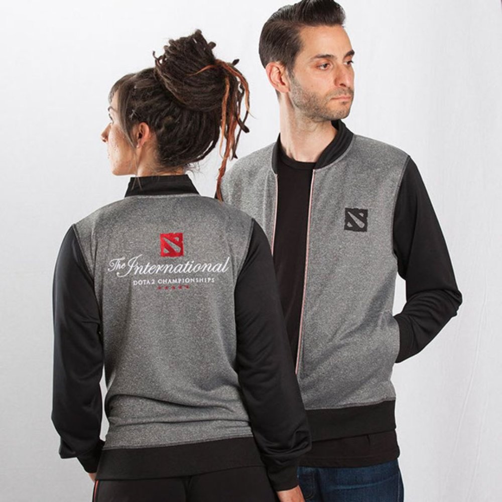 Valve Dota 2 TI5 Track Jacket Gray Size S